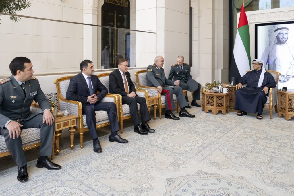 Mansour bin Zayed and the Kazakh Minister of Defense discuss strengthening relations