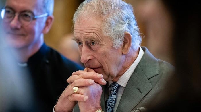King Charles apologises to tourists during unexpected encounter in London