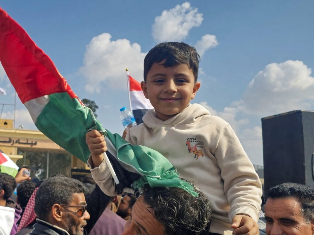 Egyptian protesters reject Trump’s Palestinian resettlement plan | Gaza