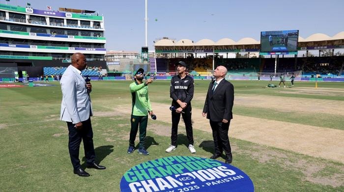 Pakistan win toss, choose to bowl first in maiden match as Champions Trophy kicks off in Karachi