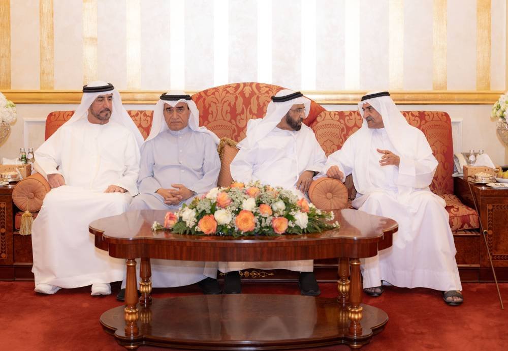 East, Al -Maalla and Saud bin Saqr accept congratulations on the blessed month of Ramadan