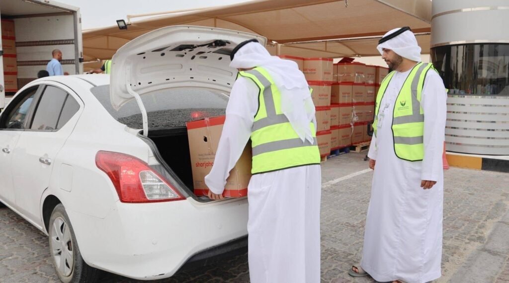 “Chairman of Sharjah” distributes the Ramadan basket to 25 thousand beneficiaries