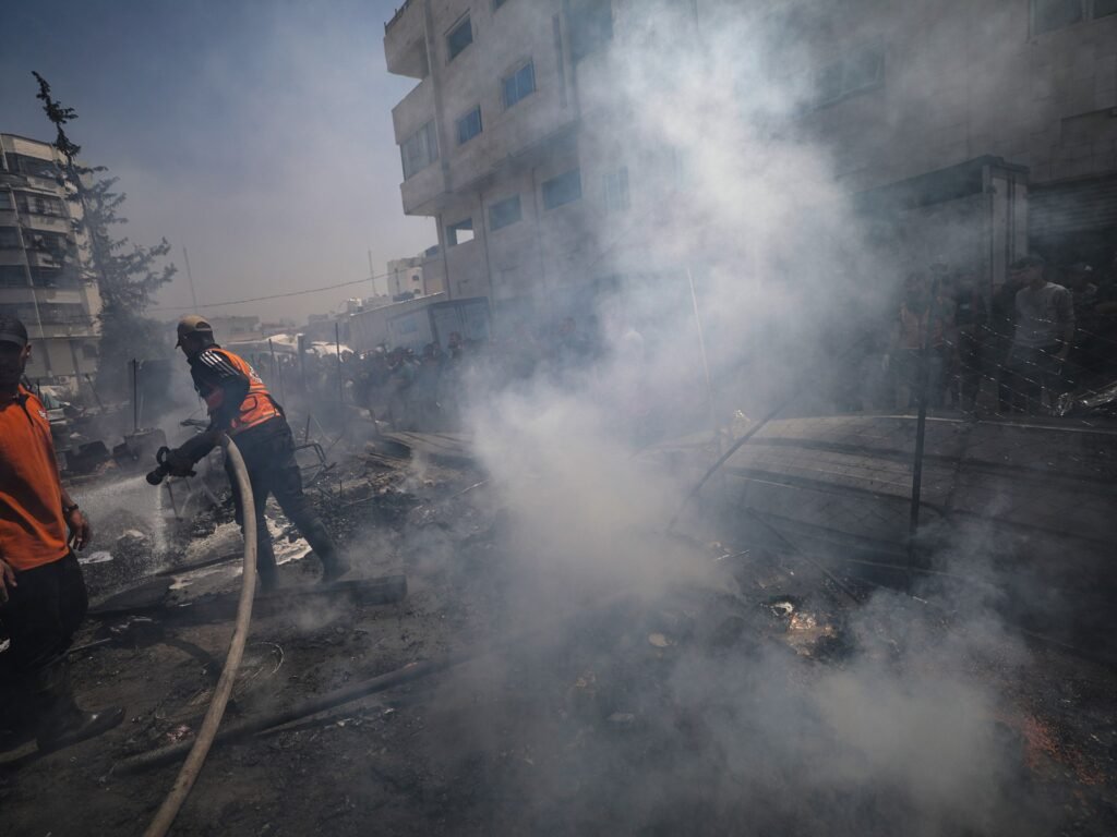 Child among at least 10 killed in Israeli attack on school shelter in Gaza | Gaza News