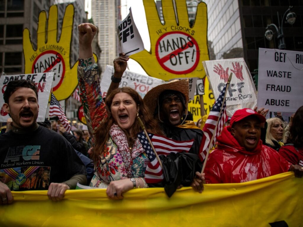‘Hands Off’ protesters rally across US to oppose Trump’s policies | Donald Trump News