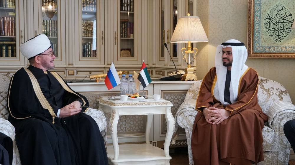 Al -Darai discusses cooperation with the administration of Russian Muslims
