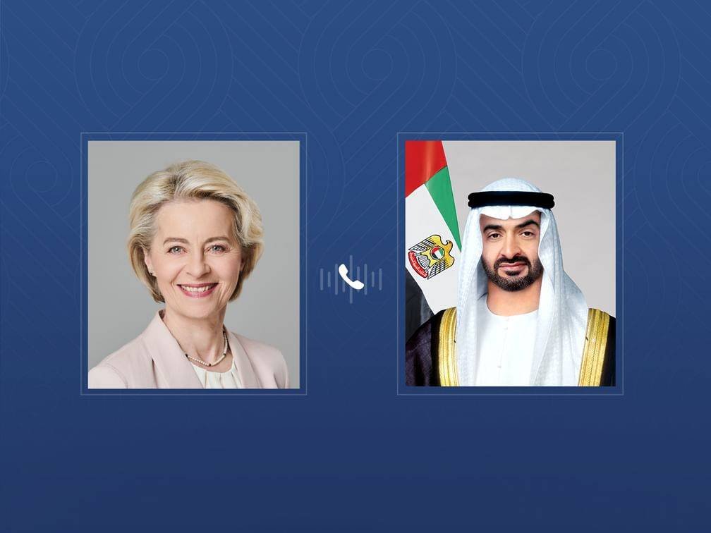 Mohammed bin Zayed and the President of the European Commission agrees to launch negotiations on comprehensive economic partnership