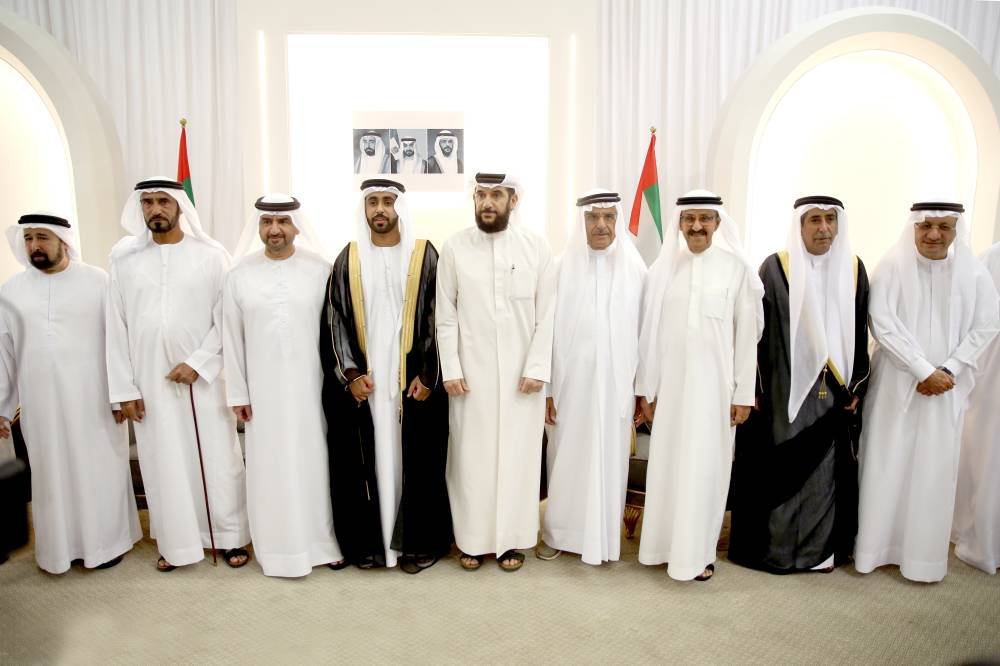 Abdullah bin Salem, Sultan bin Ahmed and Ammar bin Hamid attend the joys of Al -Mazrou