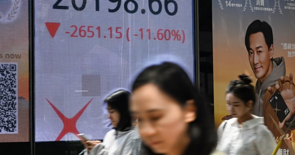Hong Kong stock market plunges most since ’97 crisis amid tariffs panic | Financial Markets News