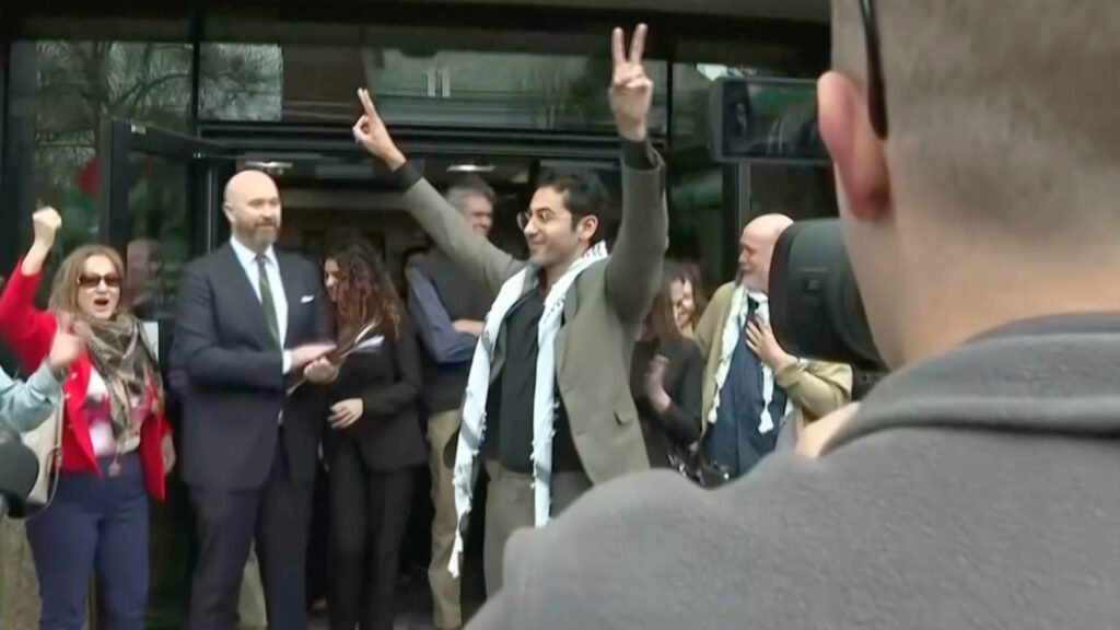Columbia University pro-Palestinian activist Mahdawi released | Israel-Palestine conflict