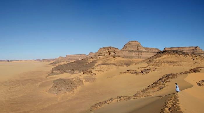 Sahara desert, once lush and green, was home to mysterious human lineage