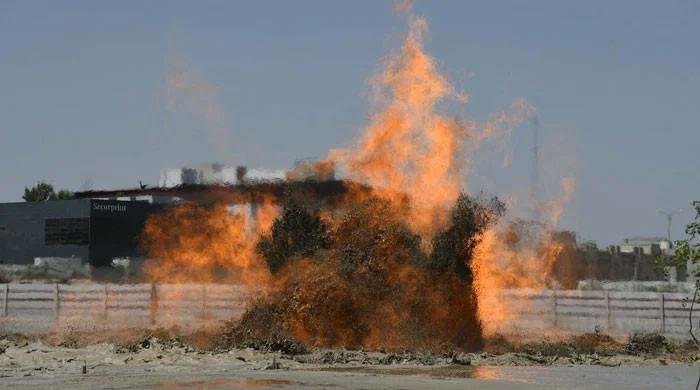 Korangi’s mysterious blaze finally extinguished after 17 days