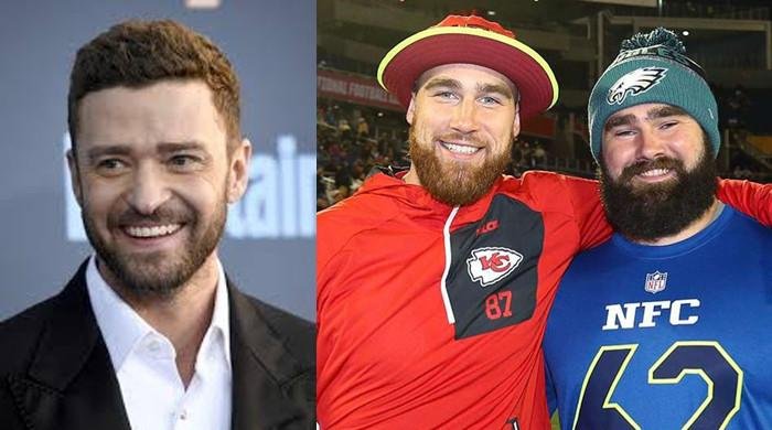 Travis, Jason Kelce enjoy quality time with Justin Timberlake