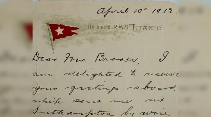 Titanic survivor’s 113-year-old letter fetches £300,000 at UK auction
