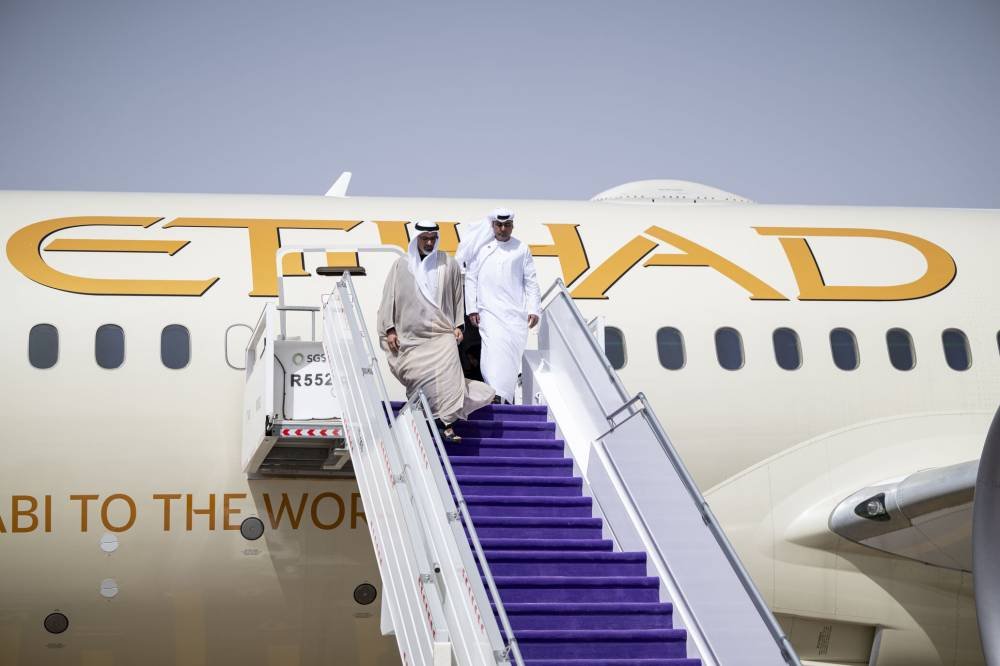 Khalid bin Mohammed bin Zayed arrives in Riyadh to participate in the American Gulf Summit