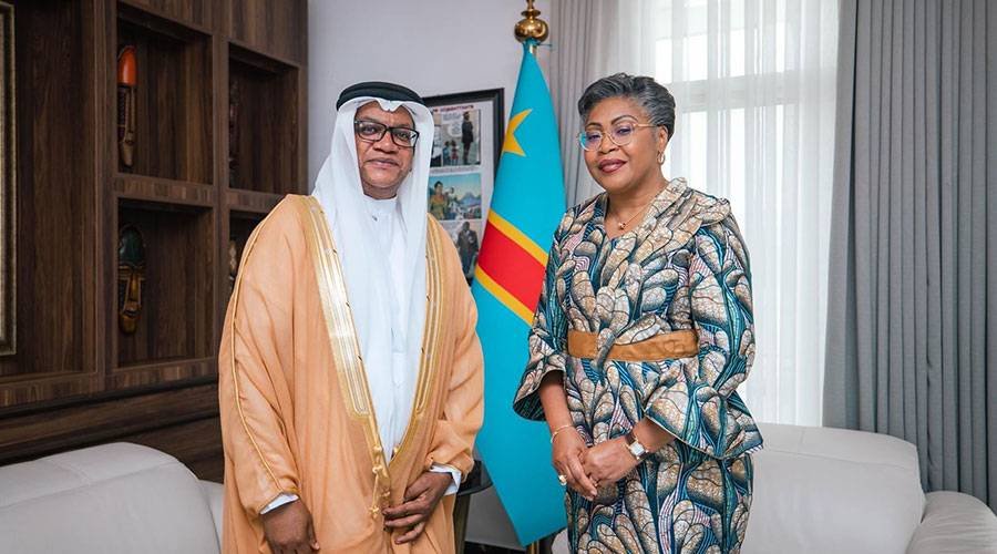 The UAE ambassador meets the Prime Minister of the Democratic Congo