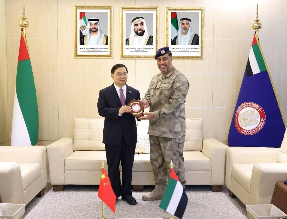 A Chinese delegation to see contemporary technologies in Abu Dhabi Police