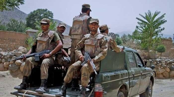 Two soldiers martyred, 12 terrorists killed in KP, Balochistan operations