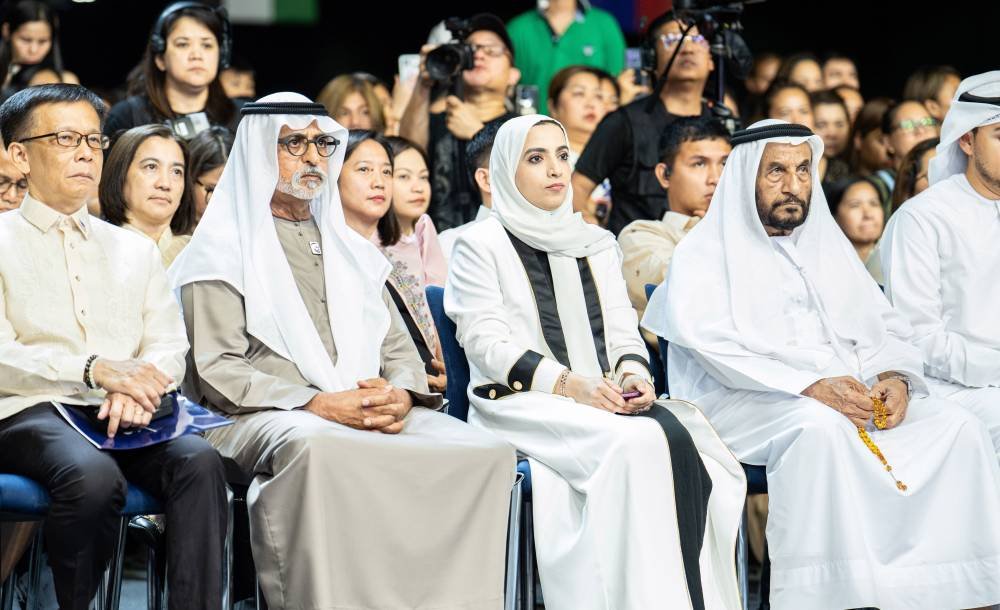 Nahyan bin Mubarak witnesses a public celebration on the occasion of the 127th anniversary of the independence of the Philippines