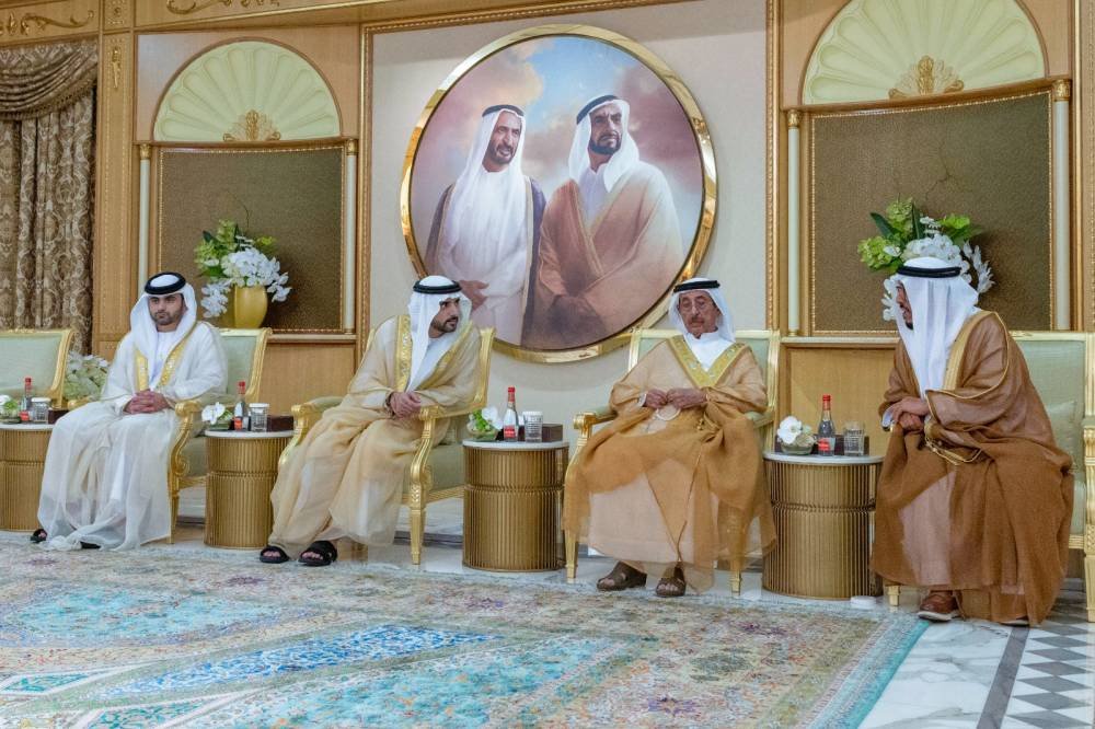 Hamdan bin Mohammed receives the well -wishers Eid al -Adha at the Zabeel Council in Dubai