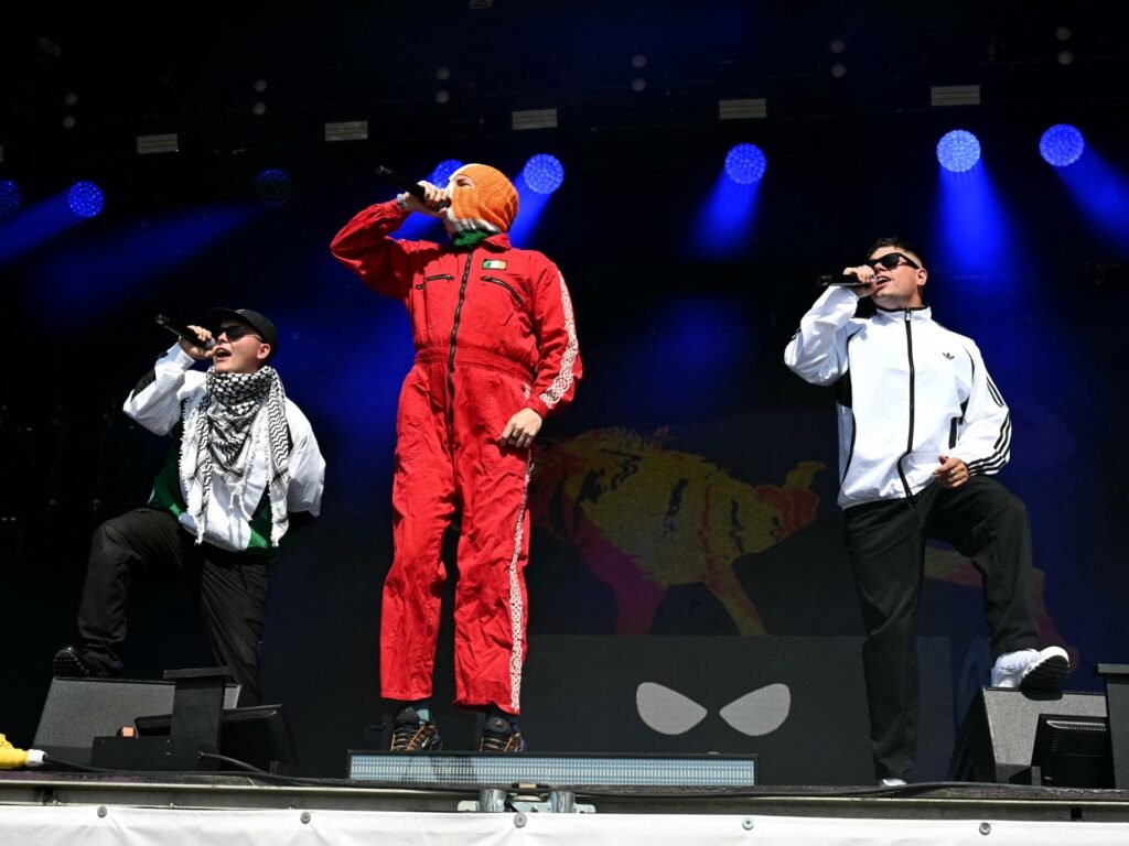 Irish band Kneecap shouts out to Palestine Action Group at Glastonbury | Music News
