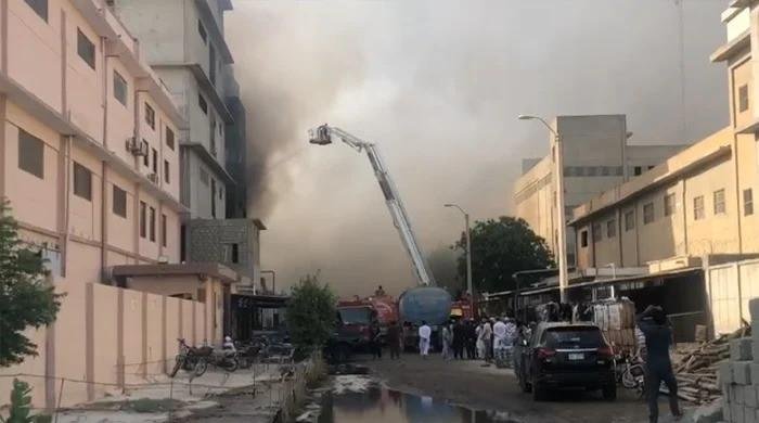 Karachi factory blaze still raging after 32 hours