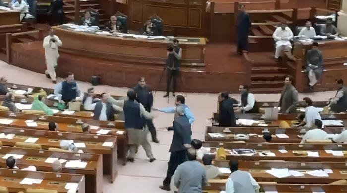 Opposition lawmaker slaps govt member in Punjab Assembly