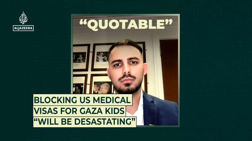 Blocking US medical visas for Gaza kids “will be devastating”