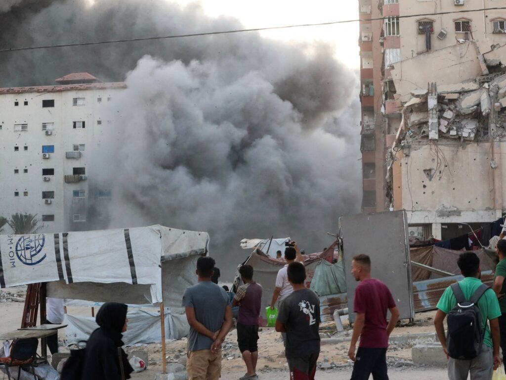 Live: Israeli attacks continue across Gaza City, at least 21 killed