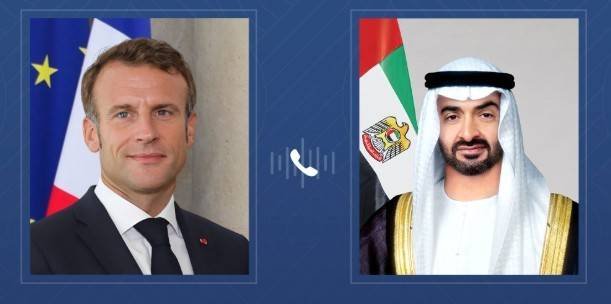 Mohammed bin Zayed and the French President: The Israeli attack on Qatar threatens the security of the region