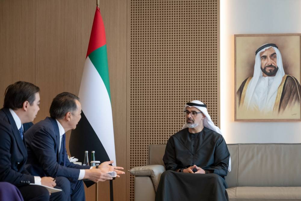 Khalid bin Mohammed bin Zayed discusses cooperation with the President of the “Eurasian Economic Committee”