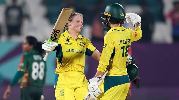 Second Healy ton takes Australia into Women’s World Cup semis