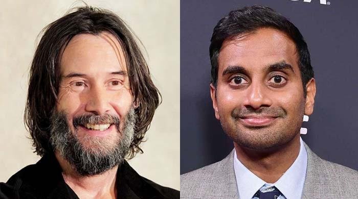 Aziz Ansari gushes over ‘angelic’ Keanu Reeves