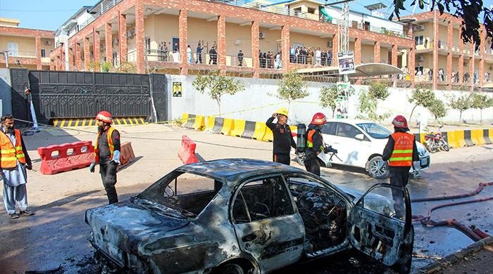 Motorcycle rider who transported suicide bomber ‘taken into custody’