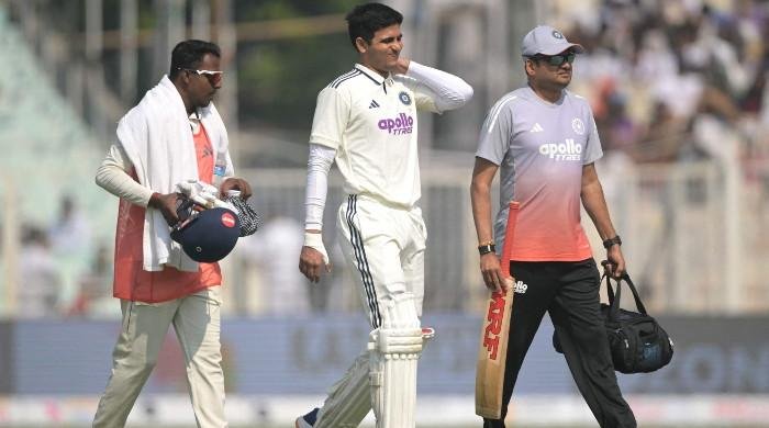 Indian captain Gill out of remainder of first South Africa Test with neck injury