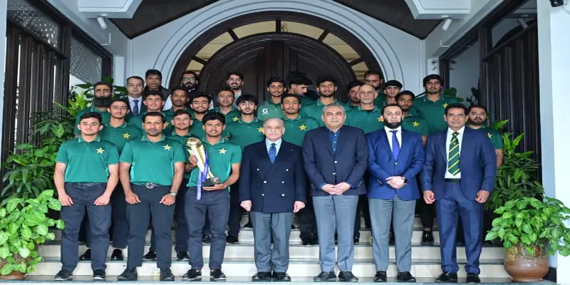 PM Shehbaz Sharif Announces Cash Reward for U-19 Asia Cup Team