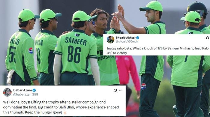 ‘Fearlessness, maturity, belief:’ Cricket fraternity hails Pakistan on U19 Asia Cup title