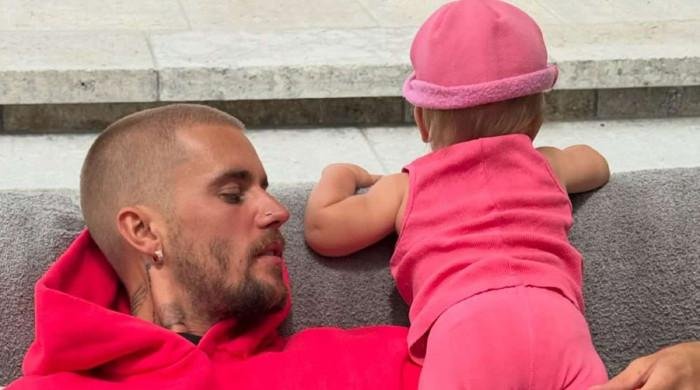 Justin Bieber’s son Jack get holiday festive in new snaps