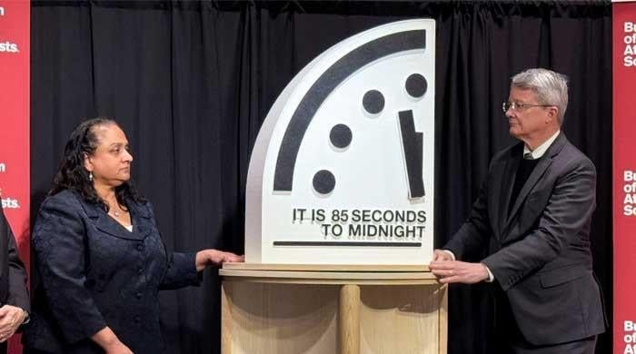 ‘Doomsday Clock’ moves closer to midnight, a year into Trump term