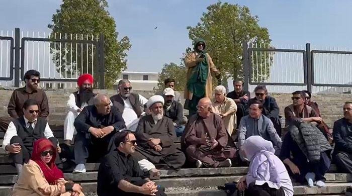 Opposition sit-in at Parliament House enters second day