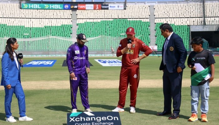 Quetta Gladiators win toss, opt to bat first against Hyderabad Kingsmen