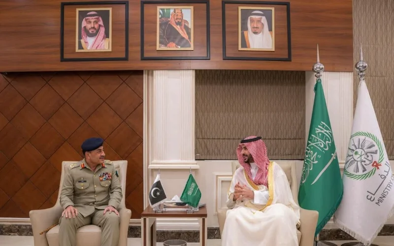 COAS, Saudi Defence Minister hold key talks on regional security