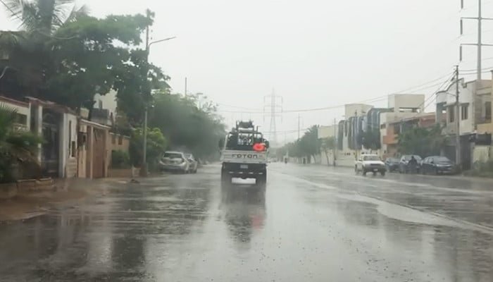 Karachi sees widespread rain with thunderstorms