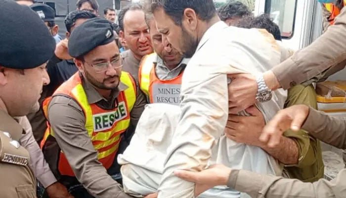 Man rescued alive 17 days after being buried in Mardan mine collapse
