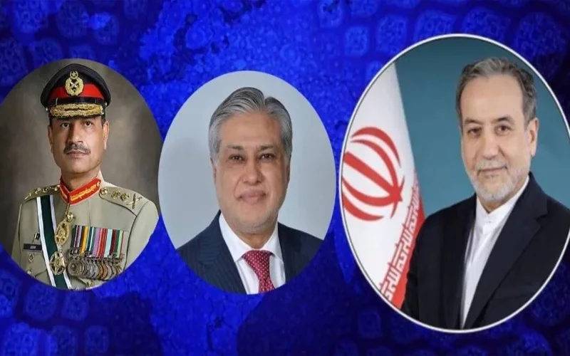 Iranian FM holds talks with Asim Munir, Ishaq Dar on regional situation