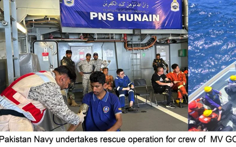 Pakistan Navy saves lives in swift search, rescue operation at Sea