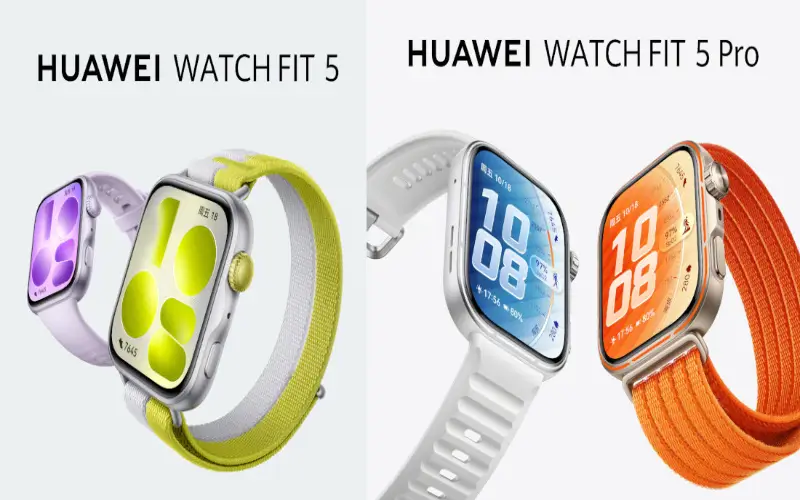 Huawei introduces Watch Fit 5 series with new pro model