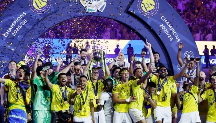 Ronaldo strikes twice to end long wait for Saudi title