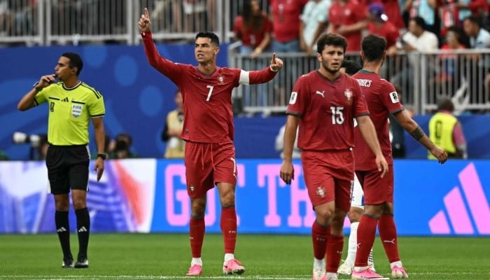 Portugal’s Ronaldo first man to score at six World Cups