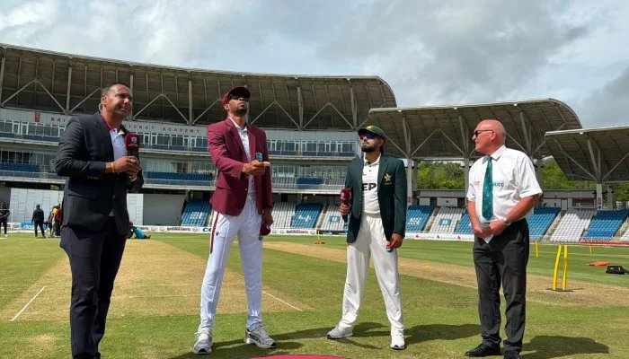 First Test: West Indies win toss, elect to bat first against Pakistan