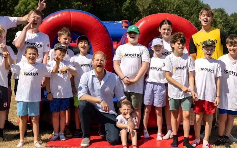 Prince Harry makes sweet reference to children on final day of UK trip
